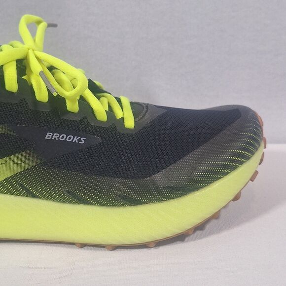 Brooks Catamount Trail men’s Size 8.5 Gray/Neon Yellow Running Shoes 1103521D013 main image 9